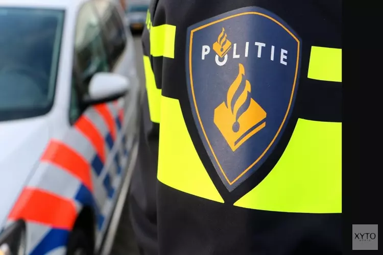 Auto te water langs N244, bestuurder aangehouden