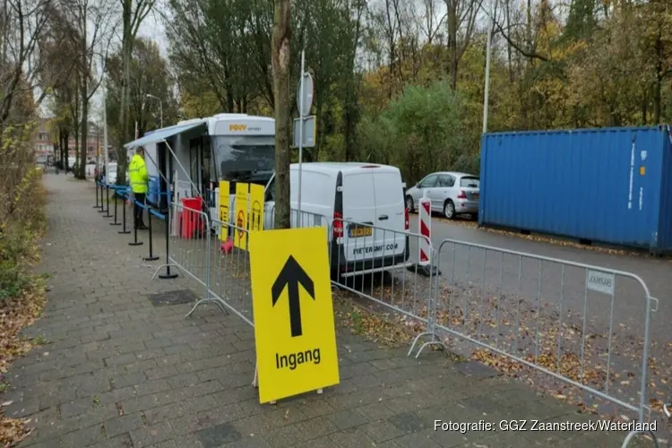 Corona testbus vanaf 22 februari weer in Volendam