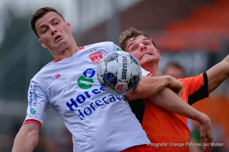 Bliksemstart Jong FC Volendam, maar Noordwijk pakt toch een punt