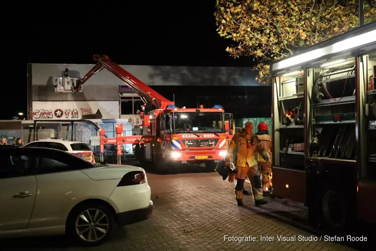 Brandje in voormalige sporthal