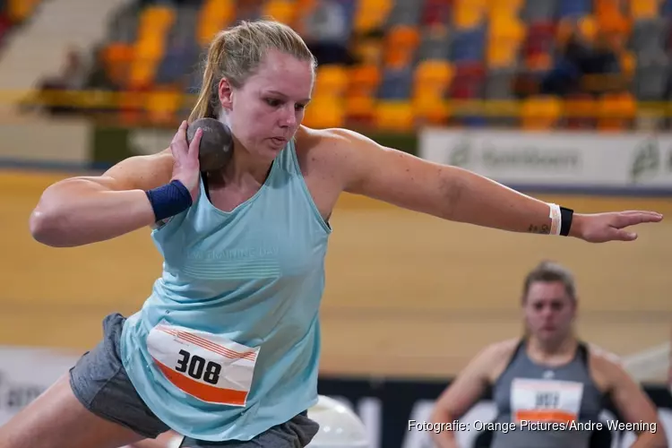 Jessica Schilder verbetert stokoud Nederlands record kogelstoten