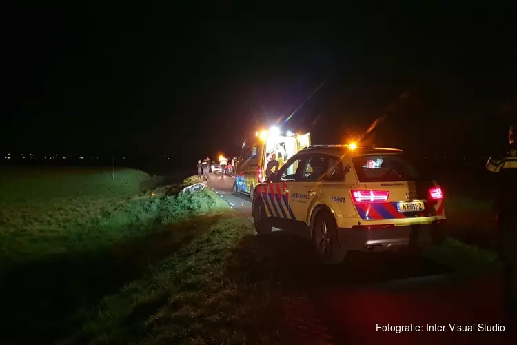 Scooterrijder zwaargewond aangetroffen in Monnickendam