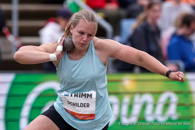 Jessica Schilder stoot kogel naar nieuw Nederlands record op FBK Games