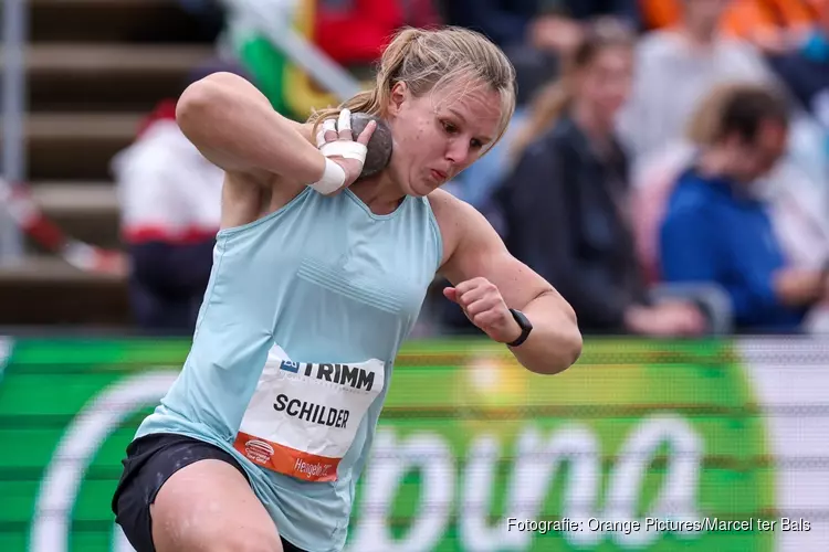 Jessica Schilder verbetert opnieuw nationaal record kogelstoten