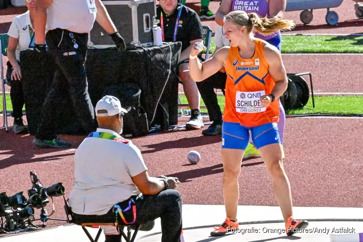 Kogelstootster Jessica Schilder overtuigend naar finale tijdens WK