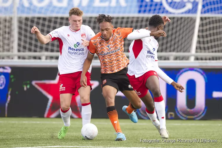 Jong FC Volendam geeft ook in Noordwijk voorsprong uit handen