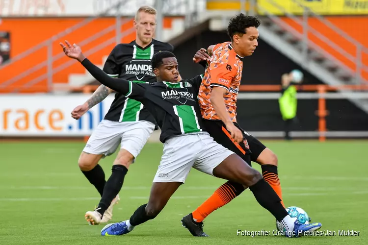 Jong FC Volendam nipt onderuit tegen Scheveningen