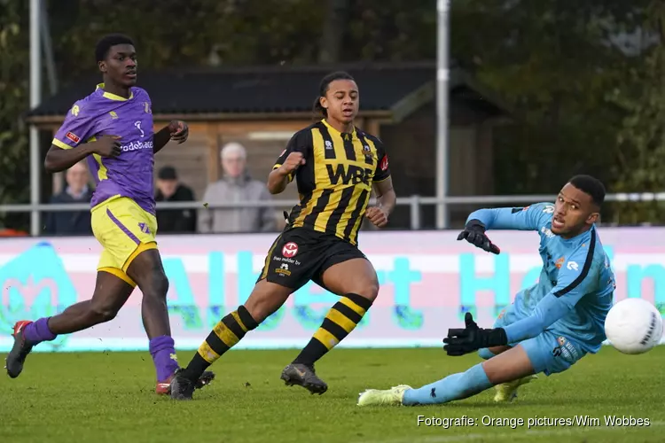Rijnsburgse Boys wint nipt van Jong FC Volendam