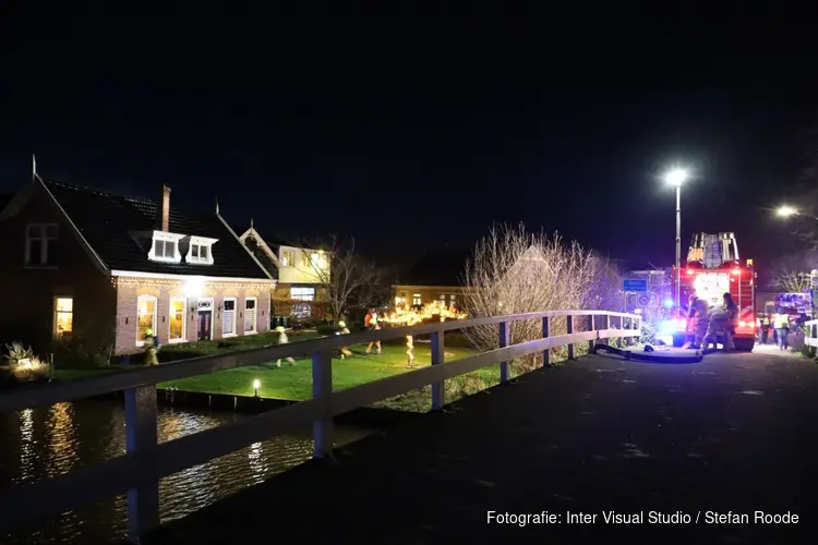 Brand in woning in Beets