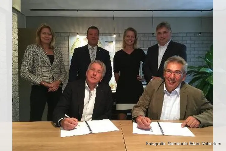 Gemeente Edam-Volendam en hoogheemraadschap tekenen samenwerkingsovereenkomst