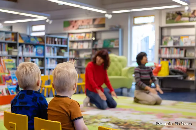 Peuterparty in de Bibliotheek Volendam