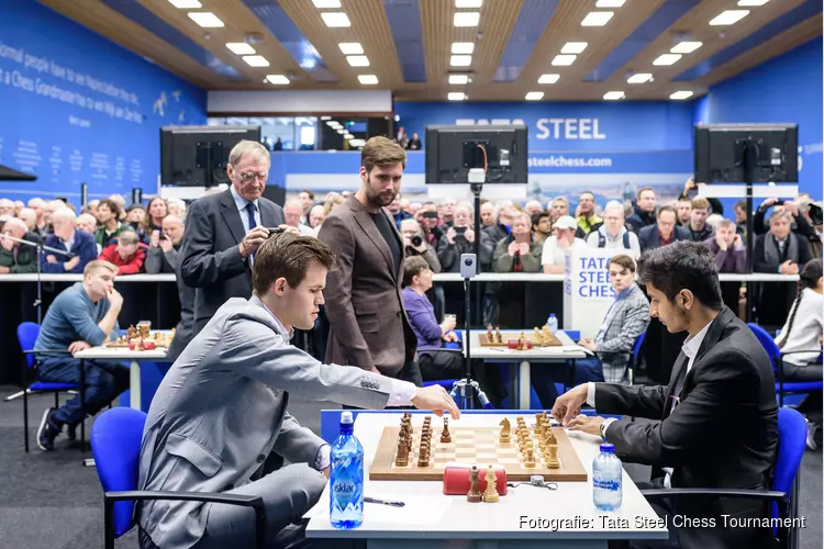 Nick Schilder bezoekt Tata Steel Chess Tournament