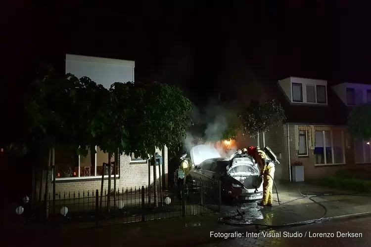 Auto in brand in Oosthuizen