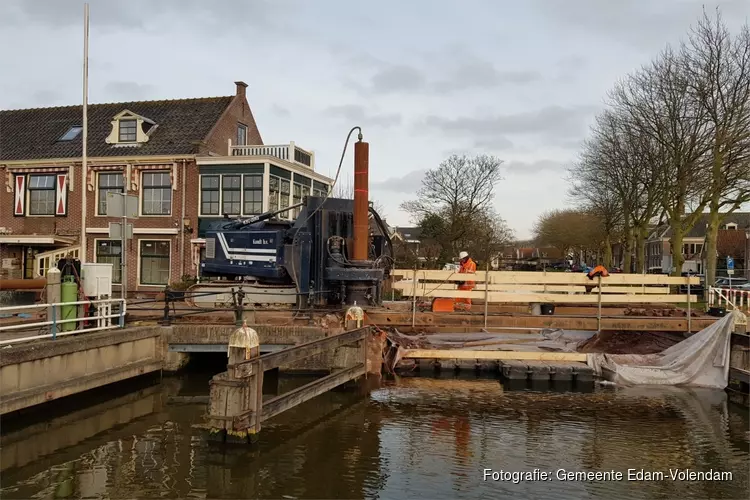 Update werkzaamheden Trambrug Edam