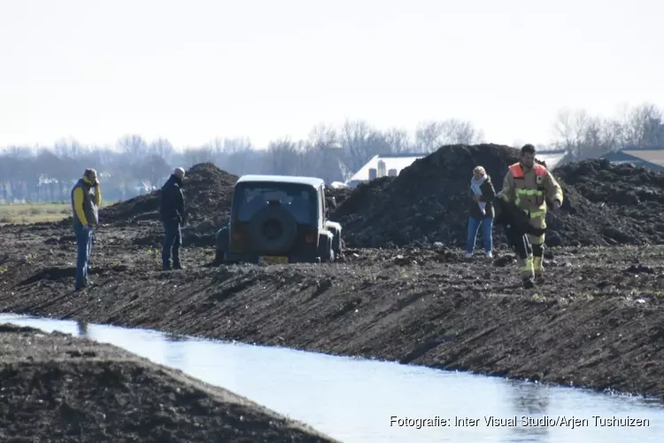 Jongen (13) zakt weg in drijfzand in Middelie